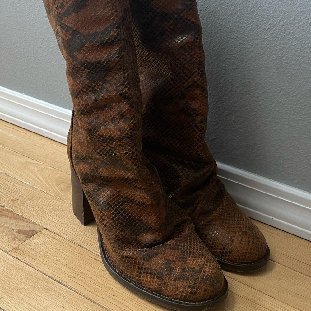 Free People Elle Block Heel Boots